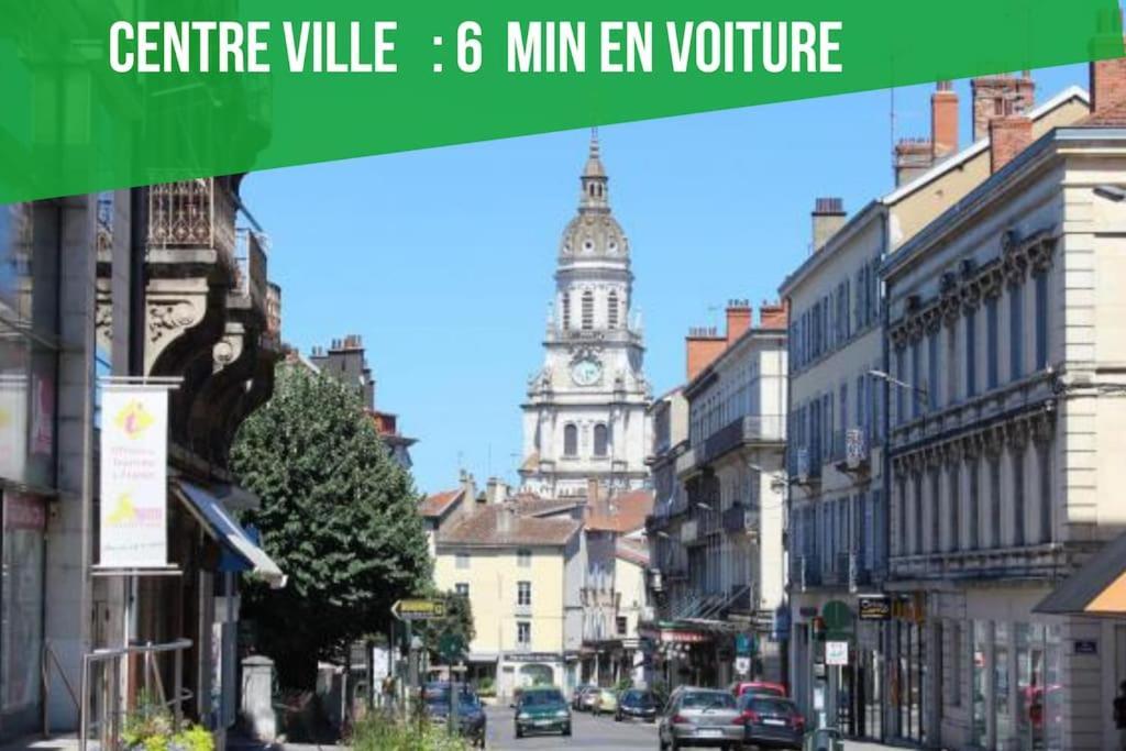 Le Coquet - Balcon - Proche Gare - Parking Leilighet Bourg-en-Bresse Eksteriør bilde