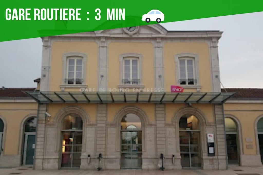 Le Coquet - Balcon - Proche Gare - Parking Leilighet Bourg-en-Bresse Eksteriør bilde